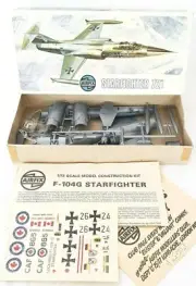 Airfix 1:72 German Luftwaffe LOCKHEED F104 STARFIGHTER Jet Plane Model Kit MB`76