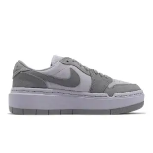 【NIKE 耐吉】Wmns Air Jordan 1 Elevate Low 女鞋 灰 厚底 AJ1 Stealth(DH7004-005)