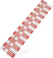 Angoily Pool Water Level Measuring Tool Metal Gauge Self-Adhesive Reflective Design