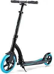 Hight-Adjustable Urban Scooter | Folding Kick Scooter with Big Wheels for Teens Kids Age 12 Up,City Scooter for Adults and Children