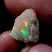 09.40Ct Natural AAA+ Ethiopian "Play-Of-Color" Fire Opal Rough Pleasant Gemstone