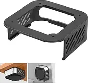 NewHail Under Desk Mount for Mac Mini M4/M4 Pro, Under Desk Stand and Wall Mount with Heat Dissipation Design, Compatible with 2024 Mac Mini M4/M4 Pro, Black
