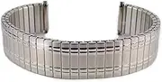 [Swift Gift] Silver Expanding Stretch Watch Strap Bracelet Metal Stainless Steel Expander Band