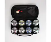 Metal Boules Set Quality Out Door Family Game with Black Carry Case