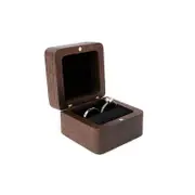 Wooden Ring Box for Engagement Proposal or Jewellery Storage 55×55×35mm