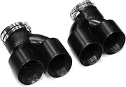 Quad Car Exhaust Tip Compatible For BMW G22 G23 G26 2019 2020 2021 2022 2023 Mm Performance Muffler Tip Exhaust System Nozzle(Matt SS B)