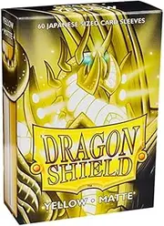 Arcane Tinmen Sleeves Dragon Shield JapaneseBox 60 Yellow Matte Accessories