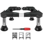 (Upgrade) Mini Fridge Stand Height 8.2"-9.4" Adjustable Washer and Dryer Pede...