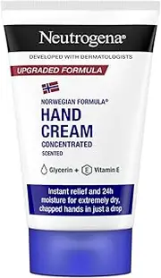Neutrogena Norwegian Formula Concentrated Scented Hand Cream (1x 50ml), Concentrated Hand Cream for Immediate and Lasting Relief from Dry Skin and Chapped Hands, Hand Lotion with Glycerine and Vitamin