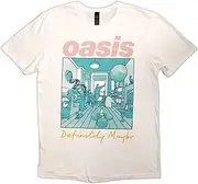 [Rock Off officially licensed products] Oasis Definitely Maybe Illustration Colour T Shirt XL