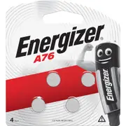 Energizer LR44/A76 Alkaline Button Battery 4 Pack