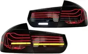 CLZCNQLX Compatible for BMW F30 F35 F80 2013-2019 Tail Light Car Rear Stop Lamp Brake Signal DRL Reverse Lights Automotive Accessories