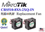 2x Quiet Version Replacement Fans for MikroTik CRS510-8XS-2XQ-IN