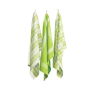 Rans Madrid Stripe & Check Tea Towel 3 Pack