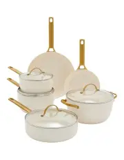 [GreenPan] Padova 6 Piece Cookware Set in Cream White