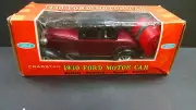 CRAGSTAN VINTAGE, BATTERY OPERATED 1930 FORD "A" COUPE HARD-TOP W/BOX & WORKING