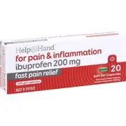 Help@Hand Ibuprofen Soft Gel Capsules 200Mg 20 pack