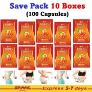 10 X Ami Double S Apple Cider Dietary Supplement 100 Capsules