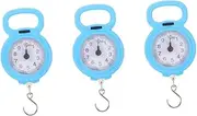 SOESFOUFU 3pcs Portable Scale Spring Scale Hanging Digital Weight Scale Produce Scales for Farmers Market Handheld Weight Scale Analog Balance Fishing Scale Bag Balance Weight Analog Metal