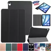 For iPad Air 11" 13" iPad Pro 11" 13" (2024) Slim Leather Stand Smart Case Cover