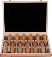 Nisorpa 12pcs Wood Carving Chisel Tool Set, Woodworking Gouge for DIY Tools