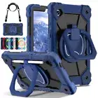For Samsung Galaxy Tab A7 Lite A8 A9 Shockproof Stand Case with Shoulder Strap