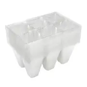 30 Pack 6-Cell Seed Starting Tray for Seedlings, Plant Starter Trays with Dra...