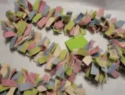 Hobby Lobby Fabric Easter Summer Garland Decoration Wool Pastel Colors 6ft NEW