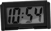 ULTECHNOVO Car Digital Clock Travel Alarm Clock Desk Clock Mini Clock for Auto Dash Automobile Car Clock Dashboard Small Clock Digital Car Clocks for Dash Small Alarm Clock Cars Black Plastic