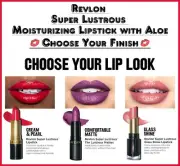 Revlon Super Lustrous Lipstick | Cream & Pearl | Comfortable Matte | Glass Shine