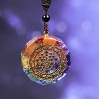 在飛比找蝦皮購物優惠-Orgonite Pendant Sri Yantra Na