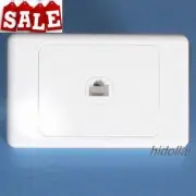 PHONE OUTLET POINT SOCKET WALL PLATE TELEPHONE SOCKET RJ11 GLOSS WHITE CAT3