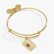 Alex and Ani Harry Potter Acceptance Letter Charm Bangle Bracelet in Gold at Nordstrom