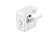 Philips 20W 4 Outlet 2 USB-A 2 USB-C Desk Clamp Power Board w Surge Protection