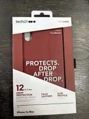 Tech21 EvoCheck Case for Apple iPhone XS Max - Bright Rouge Red