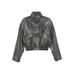 [Low Classic] Low Classic Flap-pocket Leather Jacket M GREY