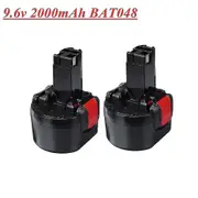 Bat048 9.6v 2000mah Ni-cd Battery Compatible Bosch Psr 960 Bh984 Bat048 Bat119 9.6v Power Tools Rechargeable Battery 2pcs-c 1pcs China