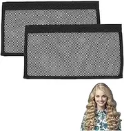 Hair Stretcher Lengthening Net for Curly Prevent Shrinkage Lock Hair Stretcher Looser Wave Black 13in 2PCS