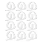 12Pcs Plastic Clear Tablecloth Table Cover Clips Holder Clamp Party Picnic Home