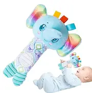 Toddler Sleep Soothing Toys - Cartoon Animal Teether Doll for Kid,Cute Toddler Chewing Toy for Children Boys Girls Kid