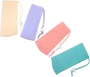 [SHERCHPRY] 4Pcs Multi Function Soap Bag Mesh Soap Pouches for Shower for Family Use Enhances Foaming Practical Storage and Scrubber