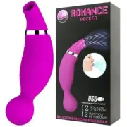 Pretty Love Pecker Clitoris Sucking Vibrator Dildo G-Spot Massager Clit Sucker