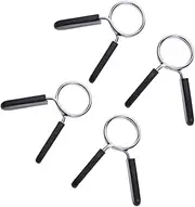 FOYTOKI Spring Clip Collar Barbell Clamps 4pcs 30mm for Dumbbells for Gym Powerlifting Cross Fit