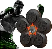 Riksam Music Boxing Machine, Wall Mounted Training Punching Equipment With LED Lights, Bluetooth Electronic Smart Target Workout Game