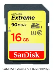 16GB ANCIN Extreme SD 16GB 90MB/s (SANDISK SDSDXNE-016G-ANCIN) Factory Sealed