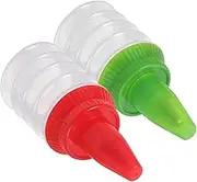 PartyKindom 2pcs Icing Piping Bottles Reusable Squeeze Decorating Tools for Cake Pastry Cookie Baking Supplies Lightweight Design for Home Baking Projects