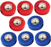 BESPORTBLE 8pcs Shuffleboard Durable Table Game for Multi Function Use Vibrant Colors for Standard Shuffleboard Tables Game Accessories