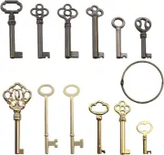Skeleton Key Set,Universal Skeleton Replacement Keys, Vintage Keys Kit