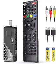 Digital Converter Box TV Play Record Pause ATSC Tuner Stick Support USB Setting