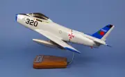 Portuguese Air Force North American F-84F Saber Jet Desk Model 1/30 AV Airplane